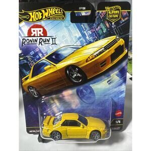 Hot Wheels Premium 2025 Ronin Run II 1/5 Yellow Nissan Skyline GT-R (R32) PANDEM